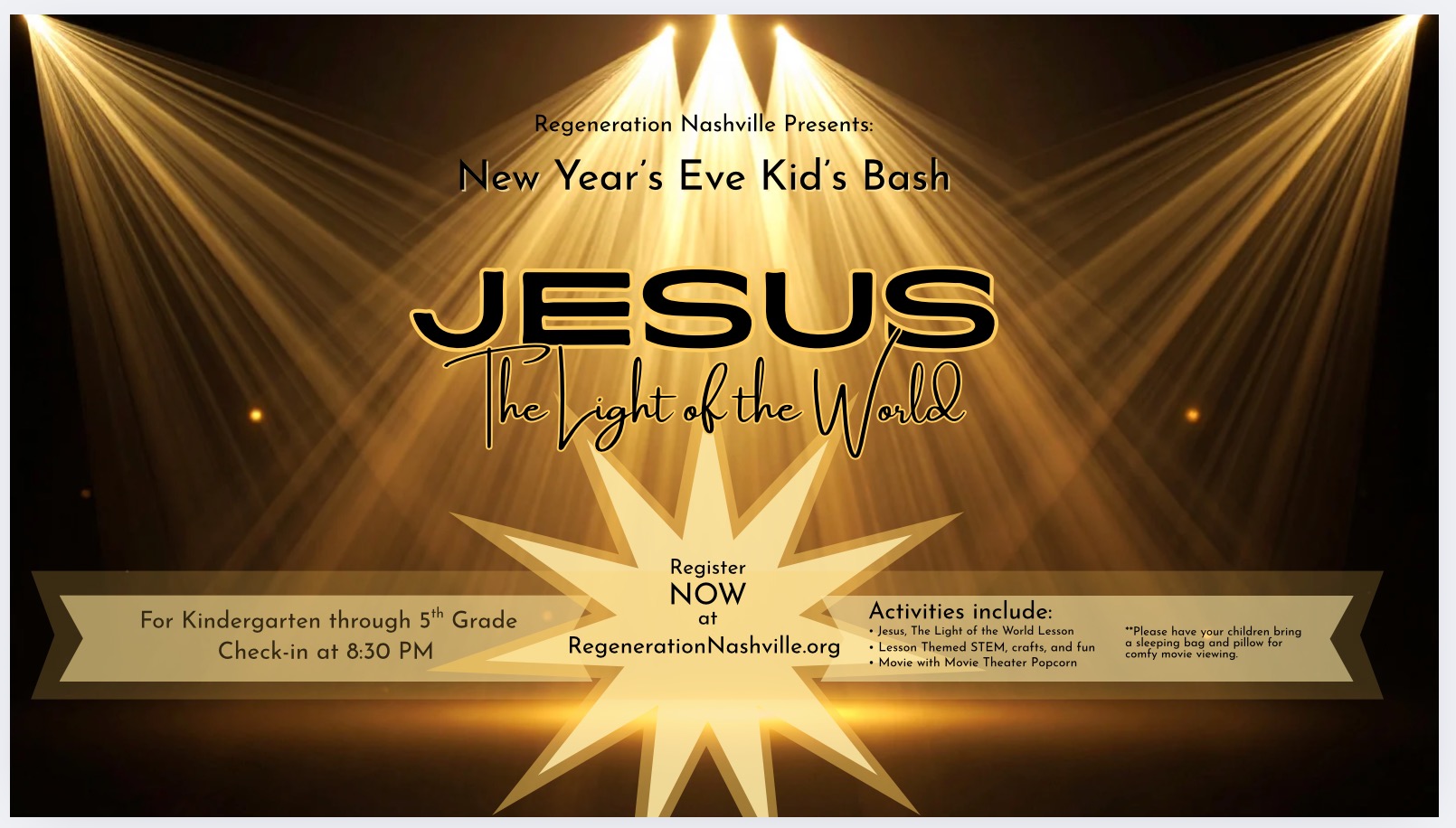 New Year's Eve Kids' Bash