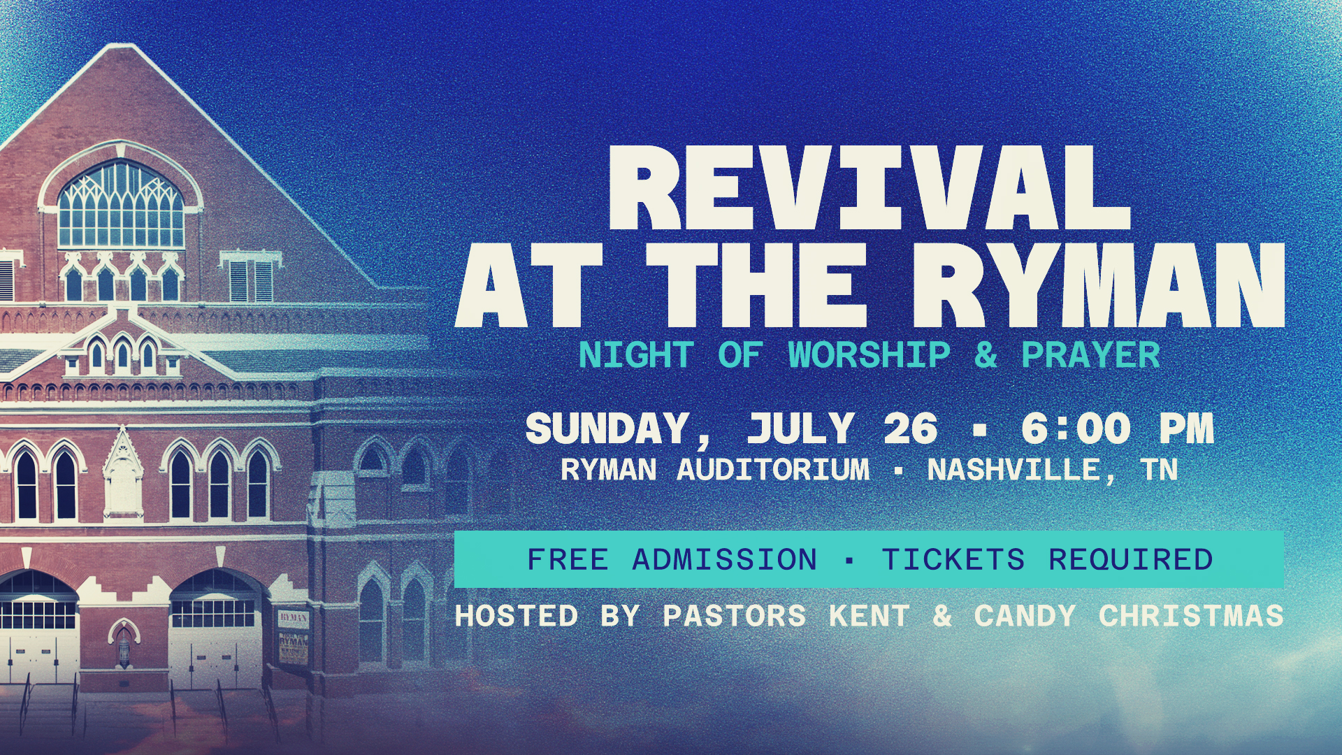 Revival at the Ryman