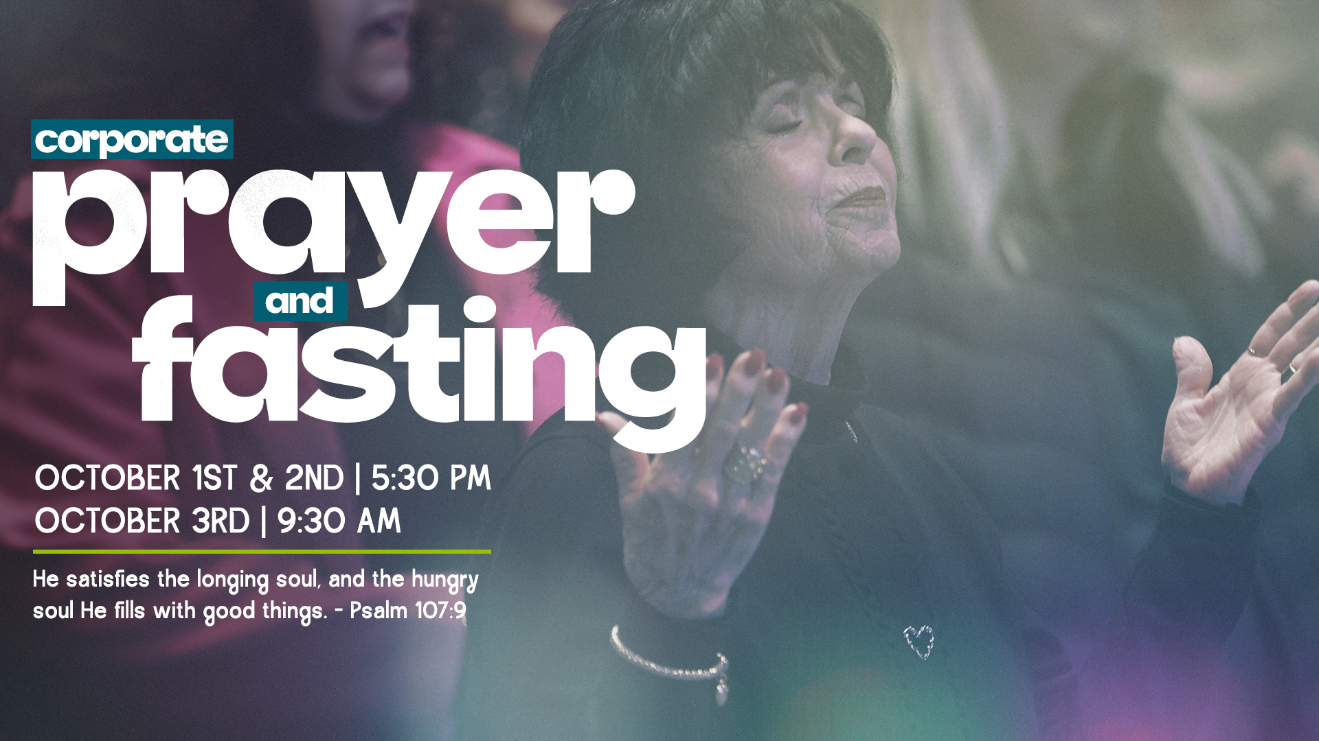 Corporate Prayer & Fasting