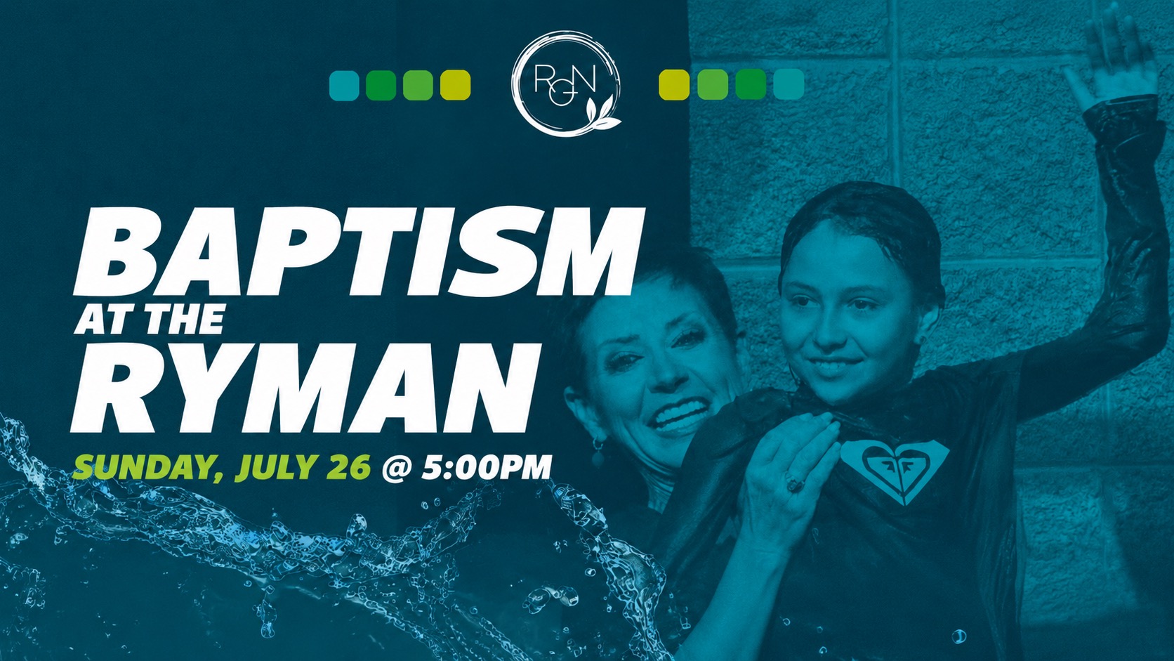 Baptism at the Ryman
