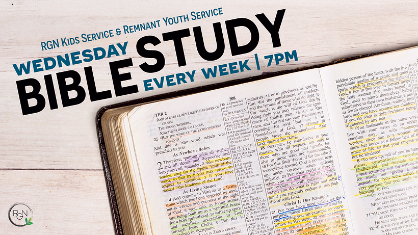 Wednesday Bible Study